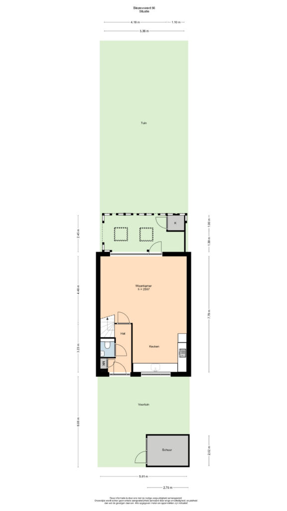 Plattegrond 6, Biezenmeent 56