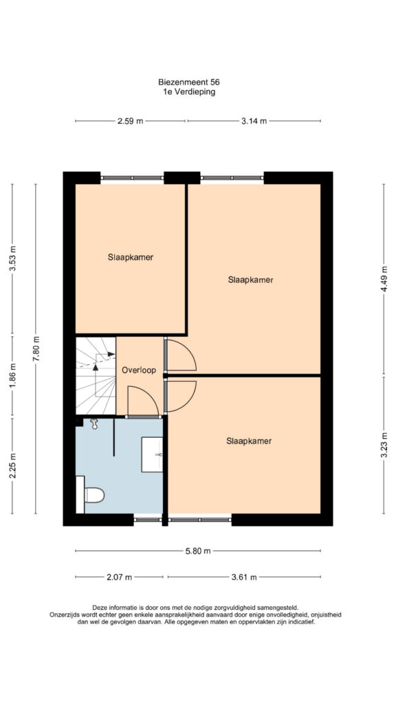 Plattegrond 5, Biezenmeent 56