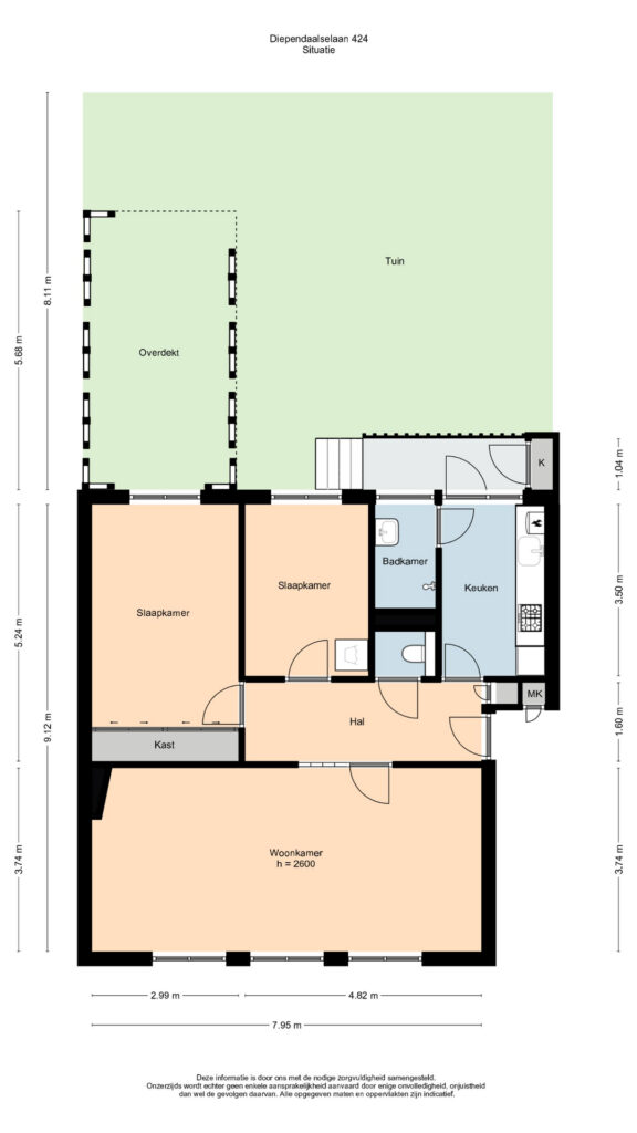 Plattegrond 2, Diependaalselaan 424