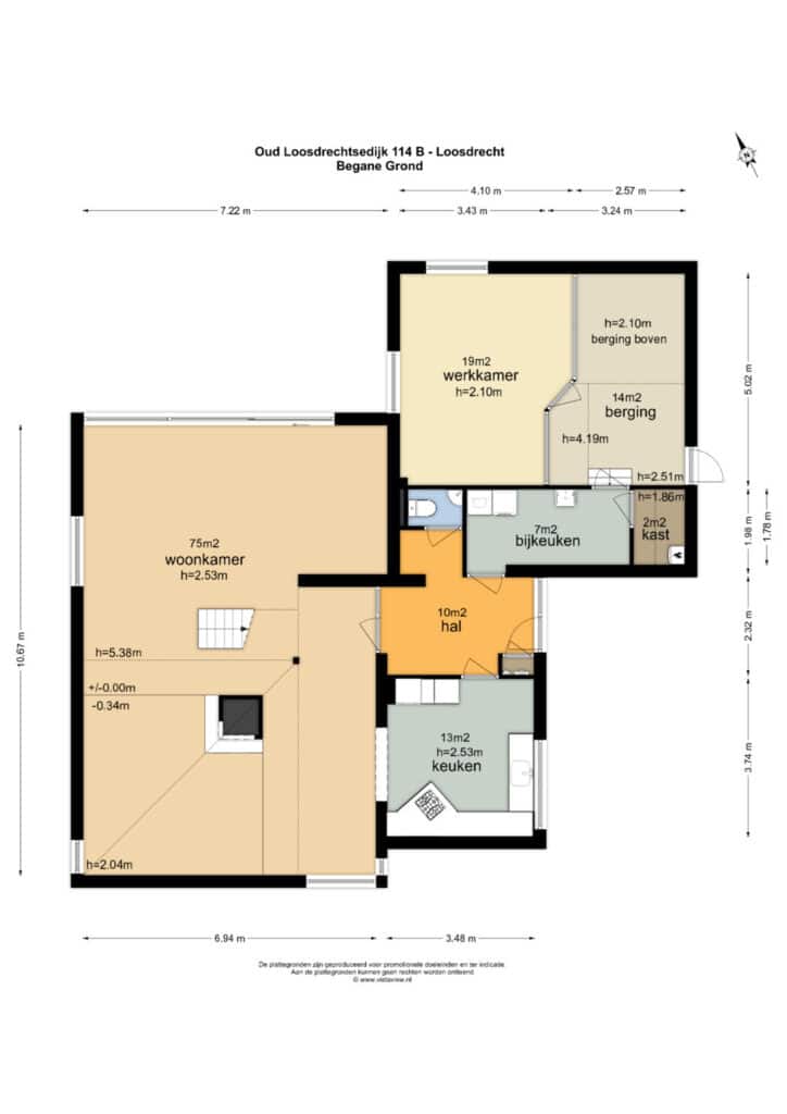 Plattegrond, Oud-Loosdrechtsedijk 114b