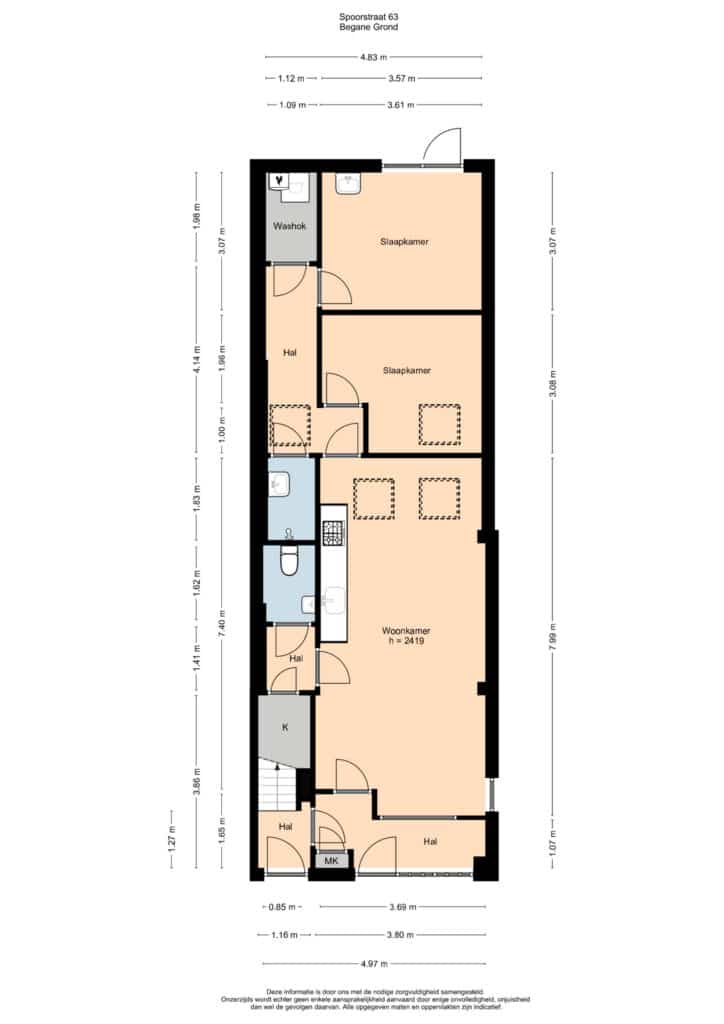 Plattegrond 4, Spoorstraat 63