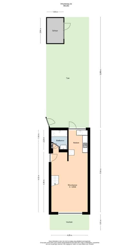 Plattegrond 5, Hilvertsweg 33