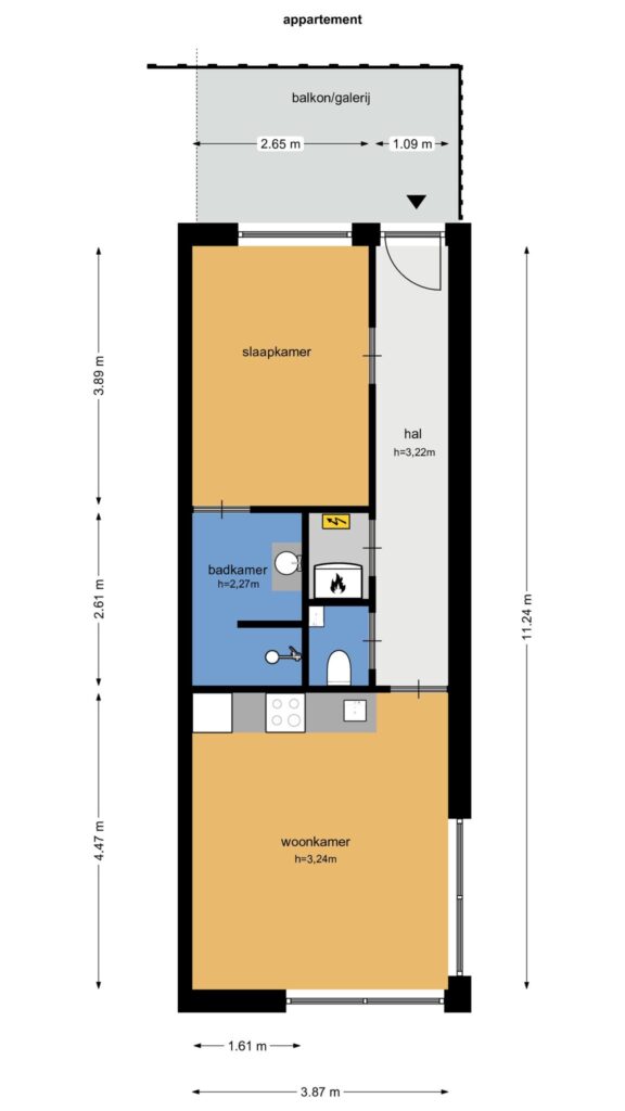 Plattegrond 2, Spoorstraat 69A 4