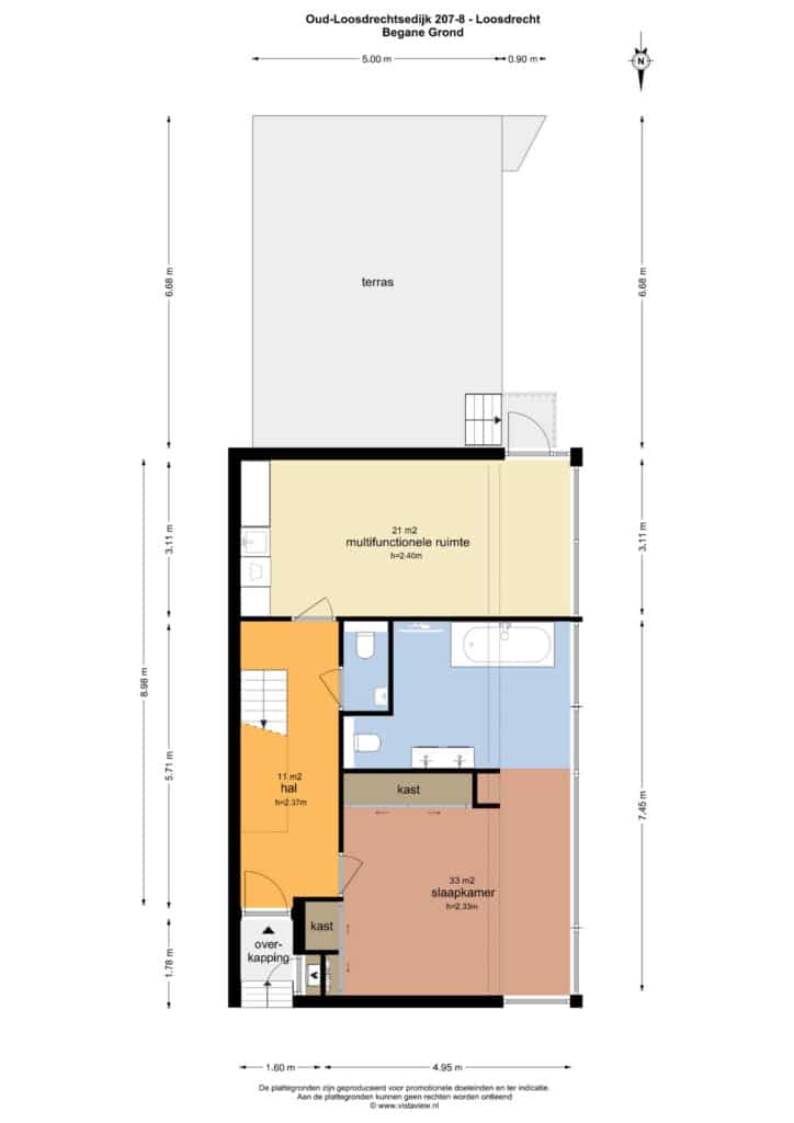 Plattegrond, Oud-Loosdrechtsedijk 207-08