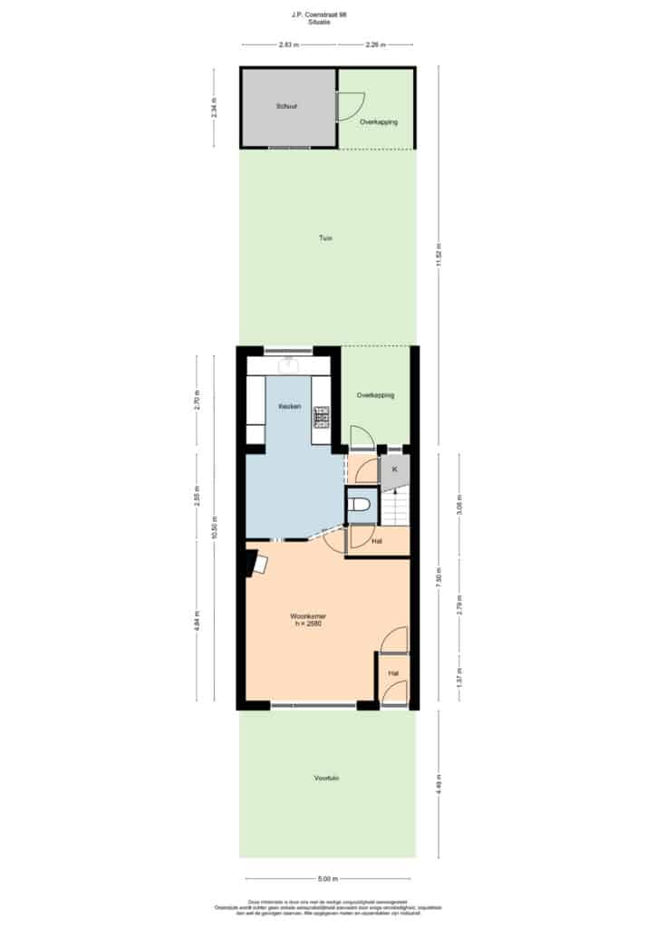 Plattegrond 2, J.P. Coenstraat 98