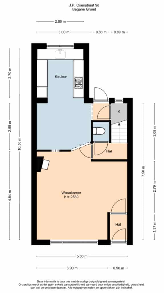 Plattegrond 4, J.P. Coenstraat 98