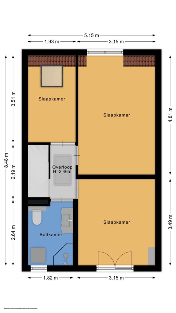Plattegrond 3, Zuidwal 61