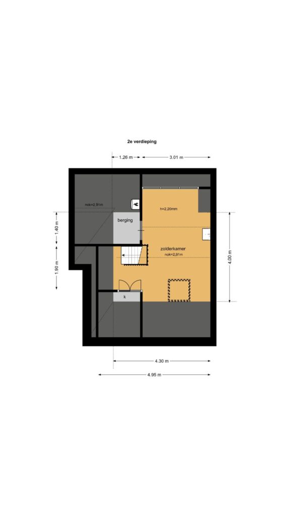 Plattegrond, Jacob Catsstraat 57