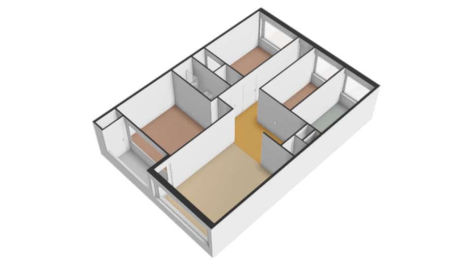 Plattegrond 2, Langestraat 43