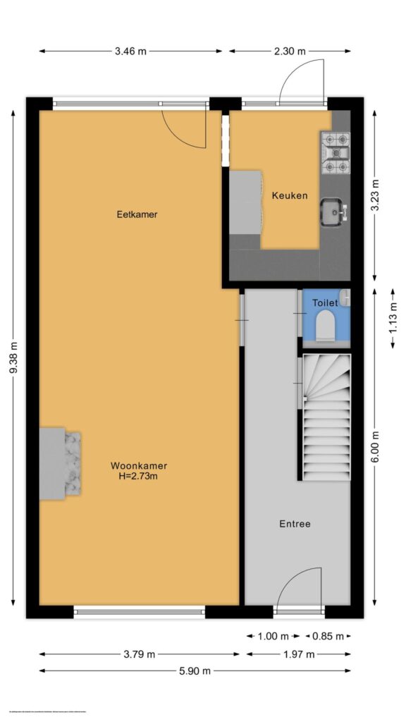 Plattegrond, Betje Wolfflaan 5
