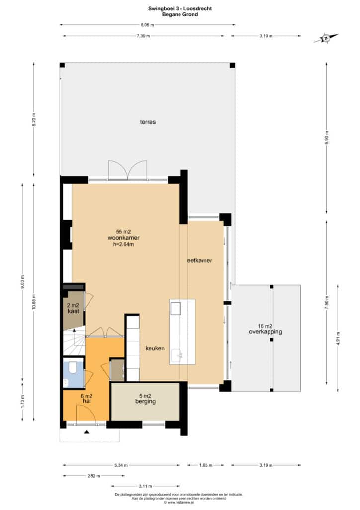 Plattegrond 6, Swingboei 3