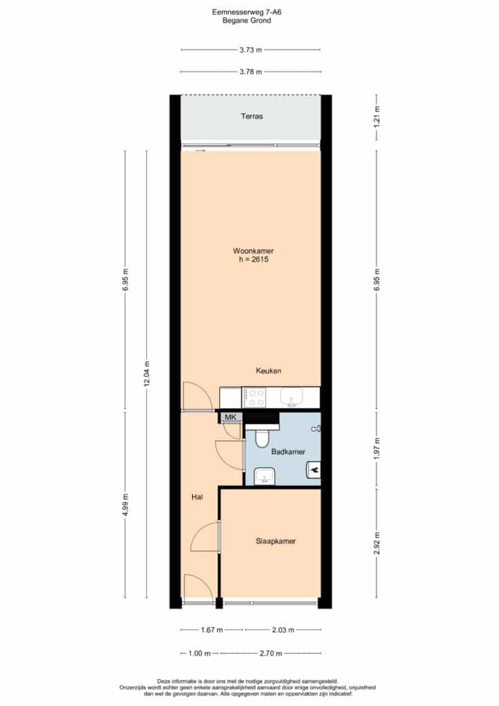 Plattegrond, Eemnesserweg 7A 6