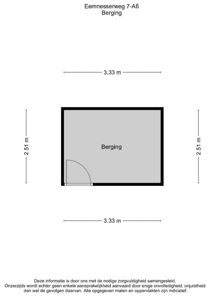 Plattegrond 2, Eemnesserweg 7A 6