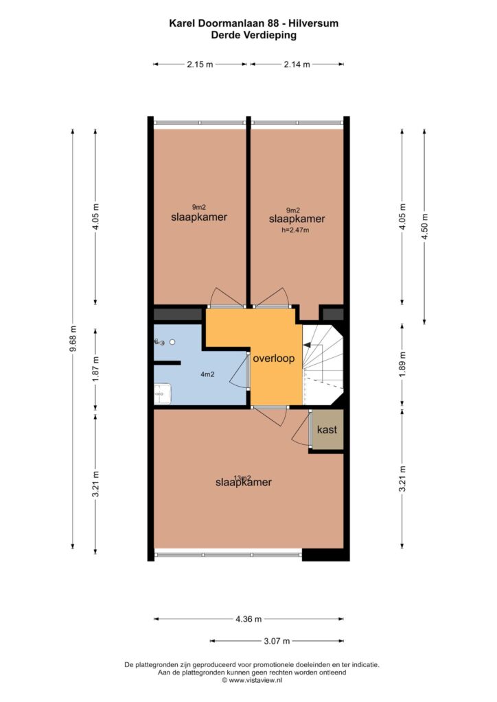 Plattegrond 3, Karel Doormanlaan 88