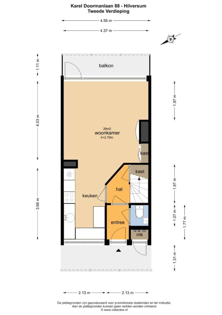 Plattegrond 5, Karel Doormanlaan 88