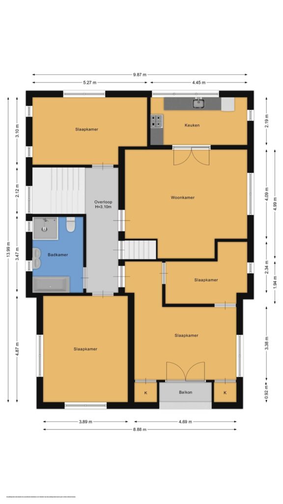 Plattegrond 2, Borneolaan 7
