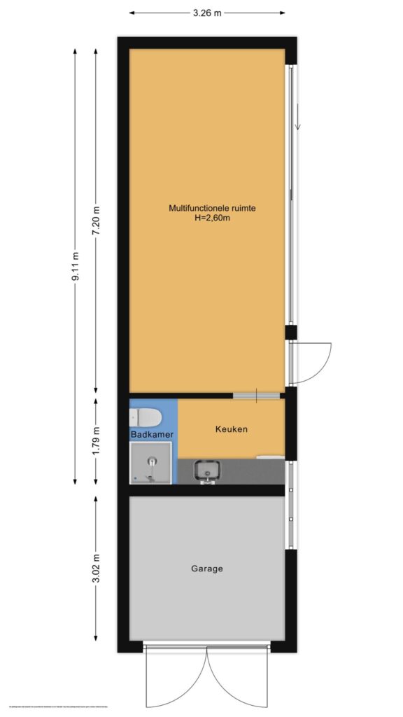 Plattegrond 5, Borneolaan 7