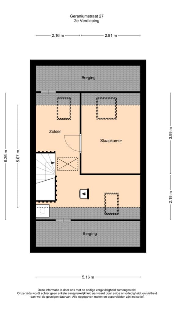 Plattegrond 3, Geraniumstraat 27