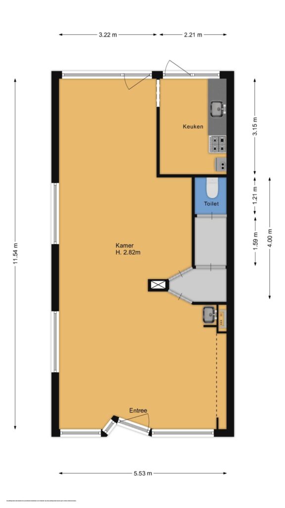 Plattegrond, Gijsbrecht van Amstelstraat 233