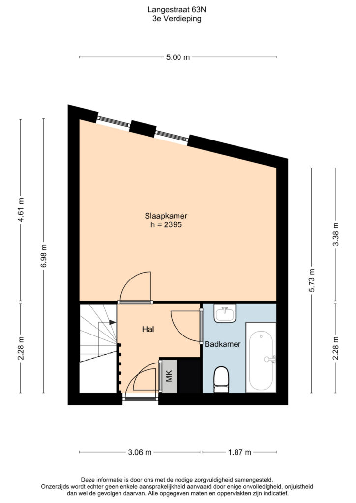 Plattegrond 2, Langestraat 63N