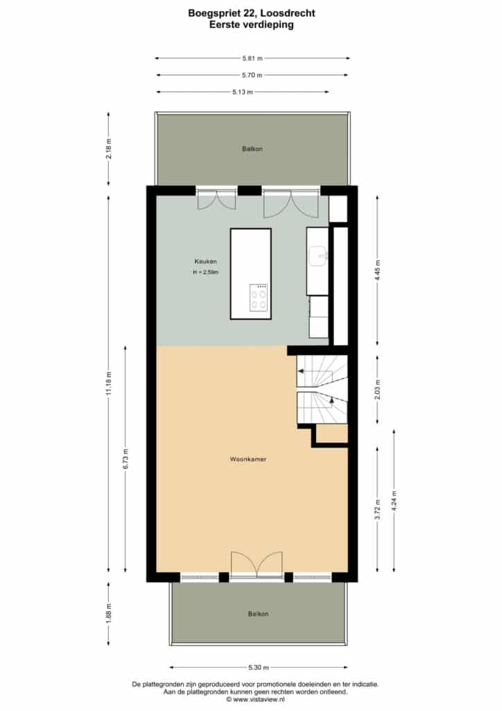 Plattegrond 3, Boegspriet 22