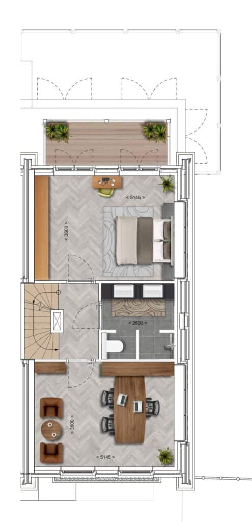 Plattegrond 3, Noordereinde 249C
