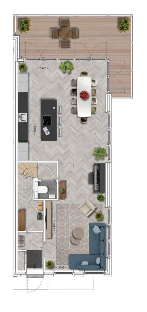 Plattegrond 4, Noordereinde 249C