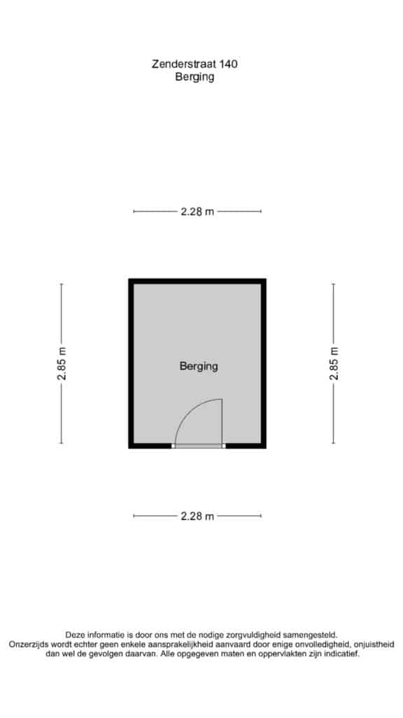 Plattegrond 6, Zenderstraat 140