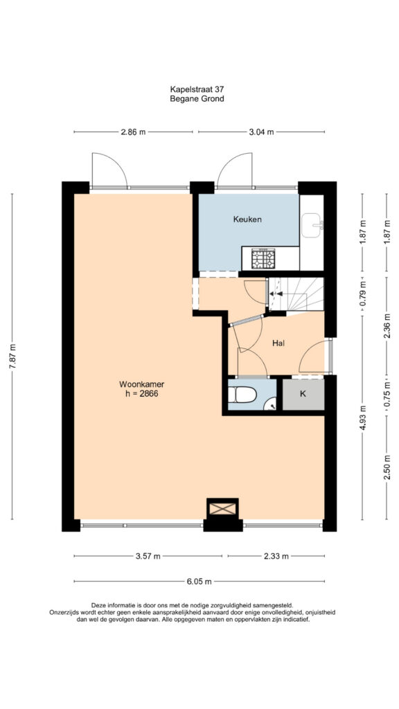 Plattegrond 7, Kapelstraat 37