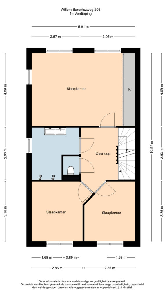 Plattegrond 2, Willem Barentszweg 206