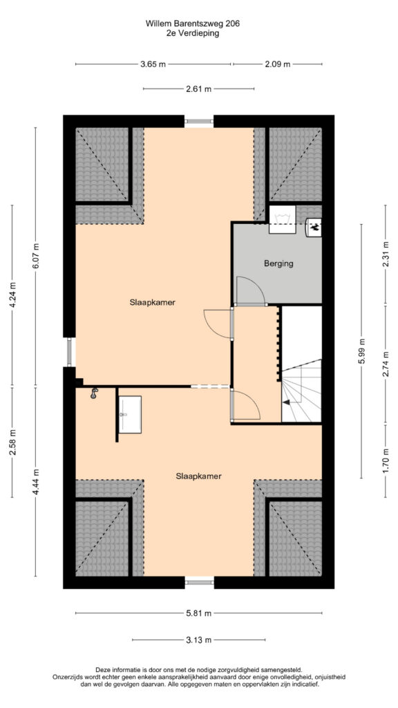 Plattegrond 5, Willem Barentszweg 206