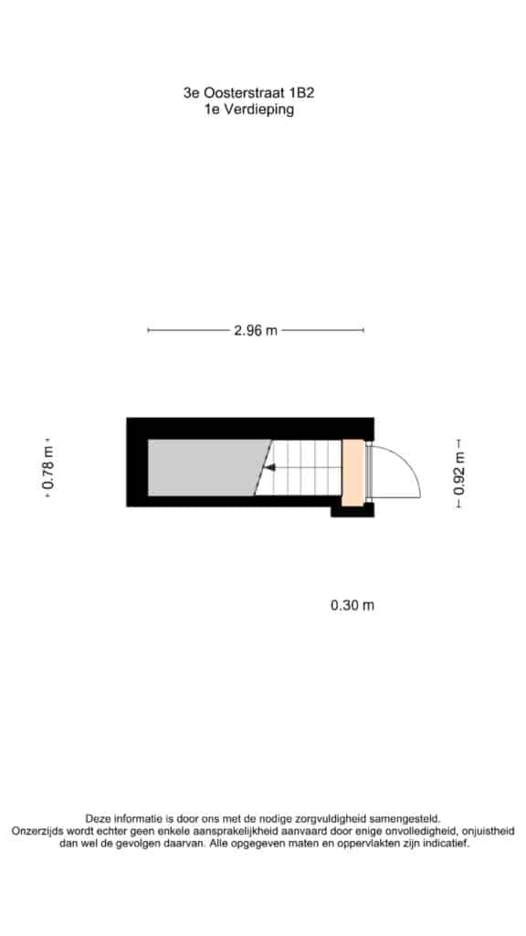 Plattegrond 2, 3e Oosterstraat 1B 2
