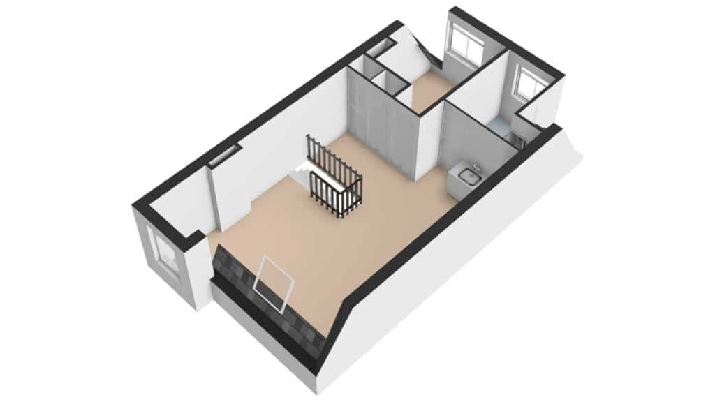Plattegrond 3, 3e Oosterstraat 1B 2