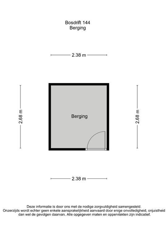 Plattegrond 3, Bosdrift 144