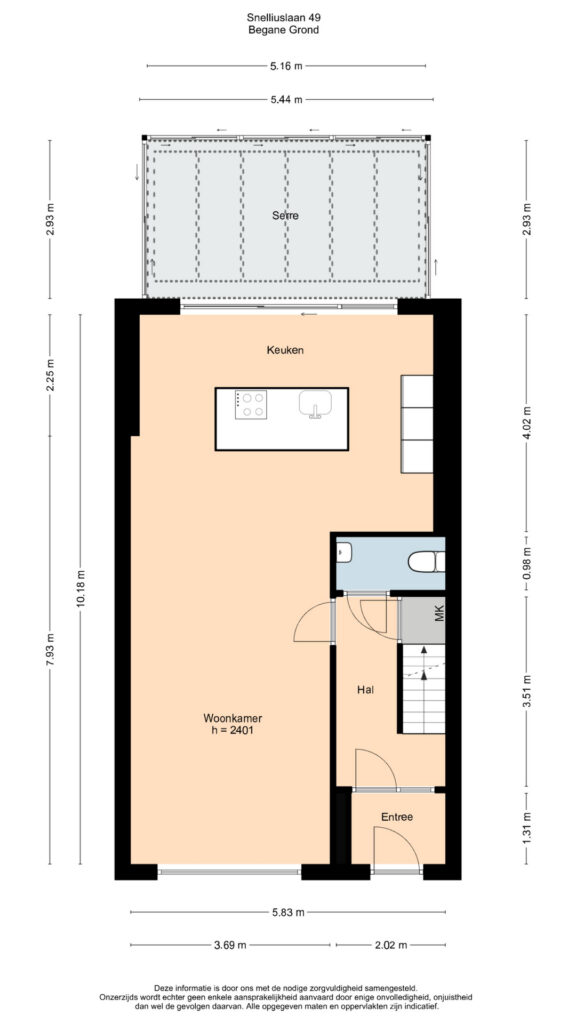 Plattegrond, Snelliuslaan 49