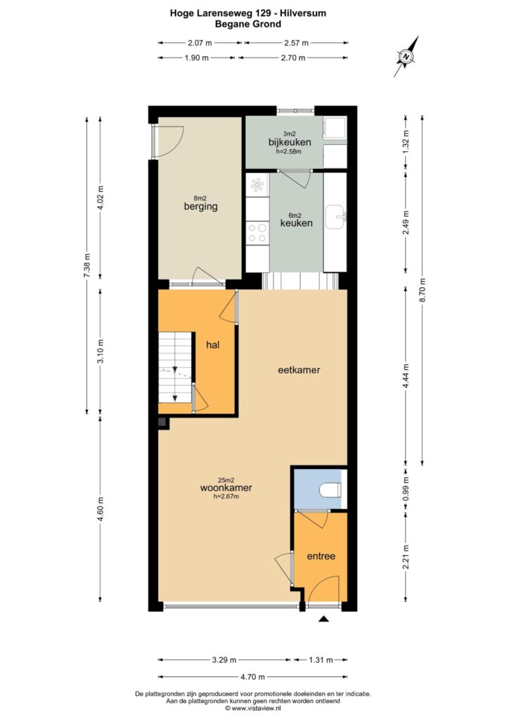 Plattegrond 2, Hoge Larenseweg 129