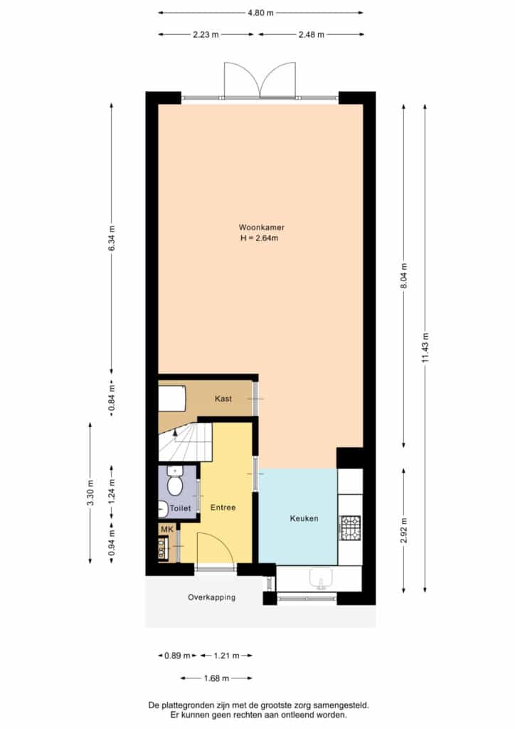 Plattegrond 2, Zandheuvel 26