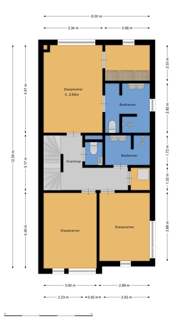 Plattegrond 3, Struikheidelaan 16