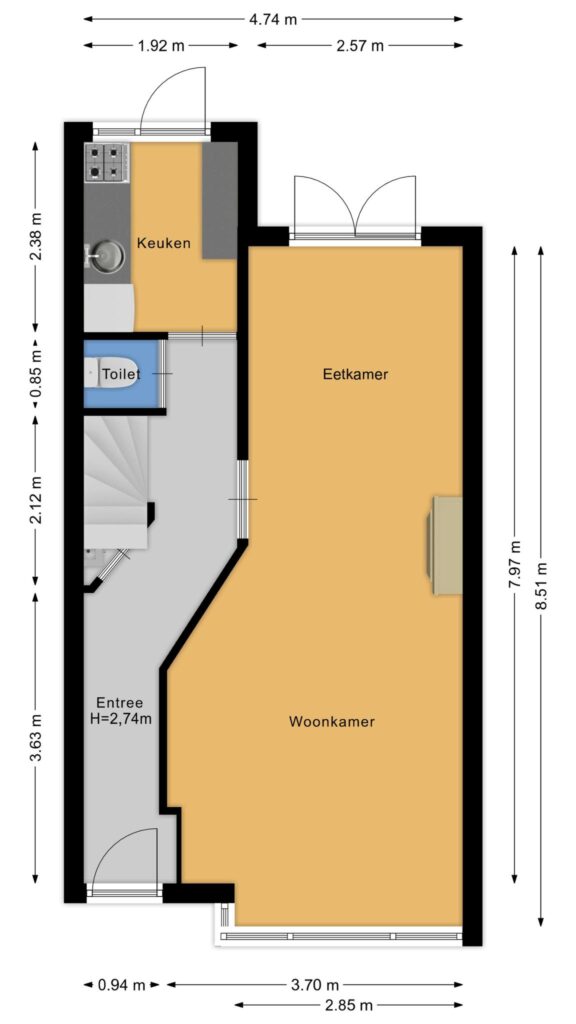 Plattegrond 5, Eekhoornstraat 36