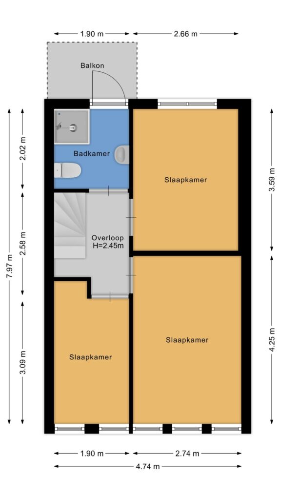 Plattegrond 4, Eekhoornstraat 36