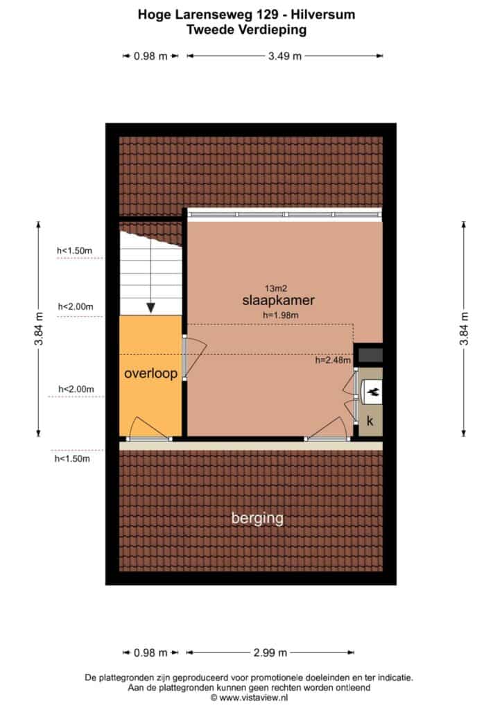 Plattegrond 6, Hoge Larenseweg 129
