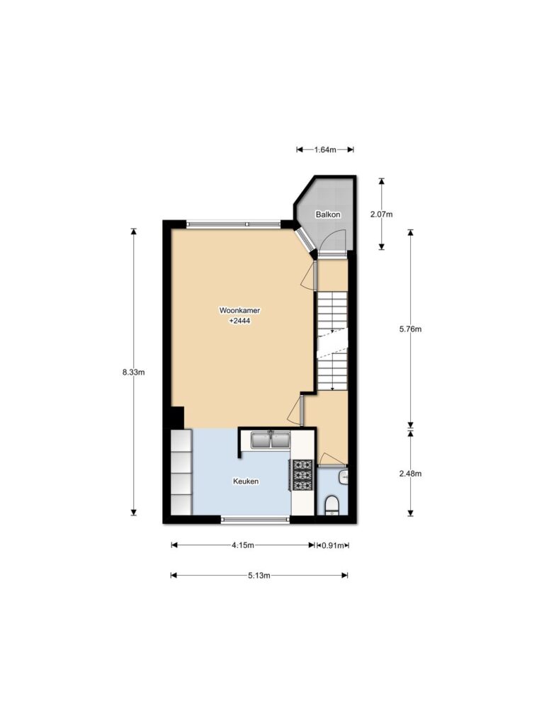 Plattegrond 3, Spoorstraat 26A
