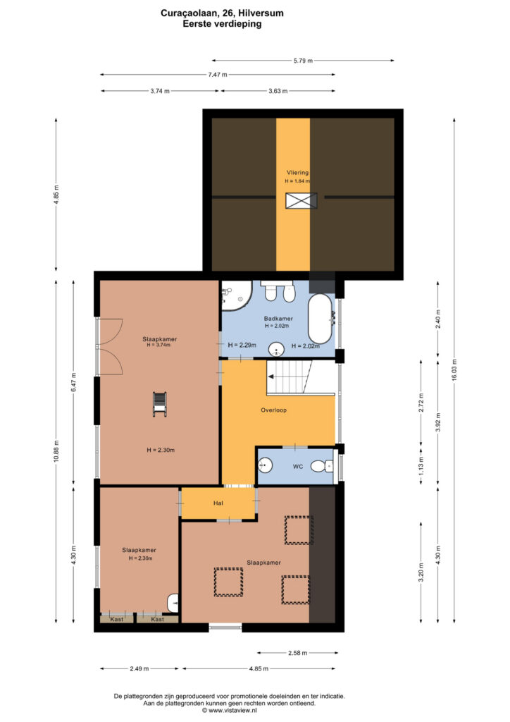 Plattegrond 5, Curaçaolaan 26