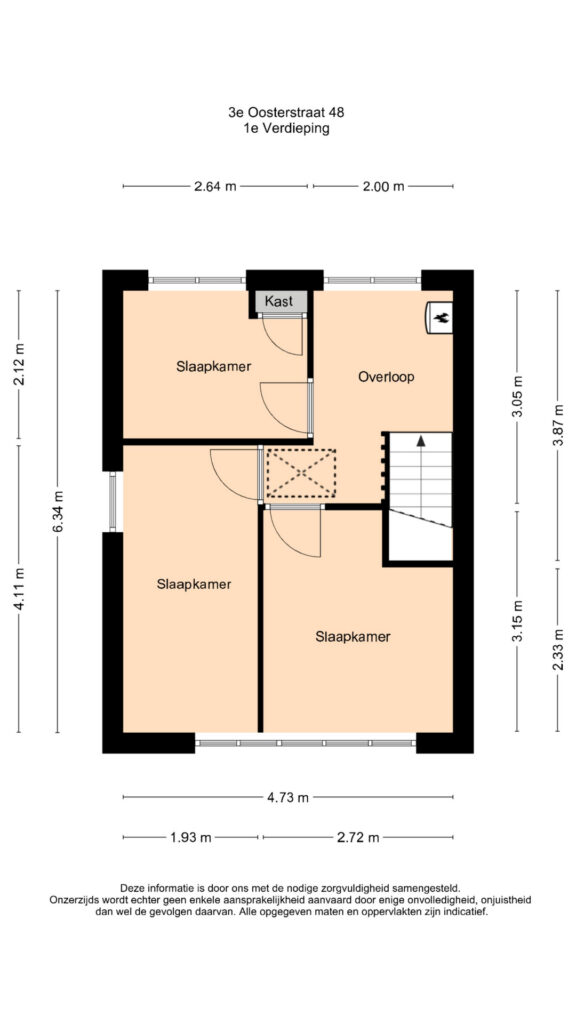 Plattegrond 3, 3e Oosterstraat 48