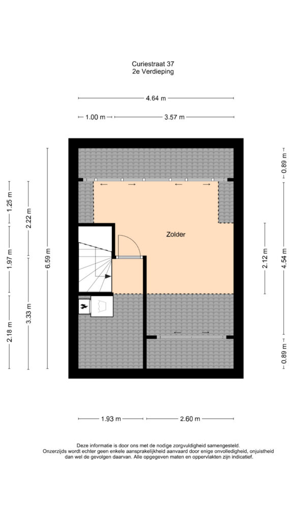 Plattegrond 5, Curiestraat 37