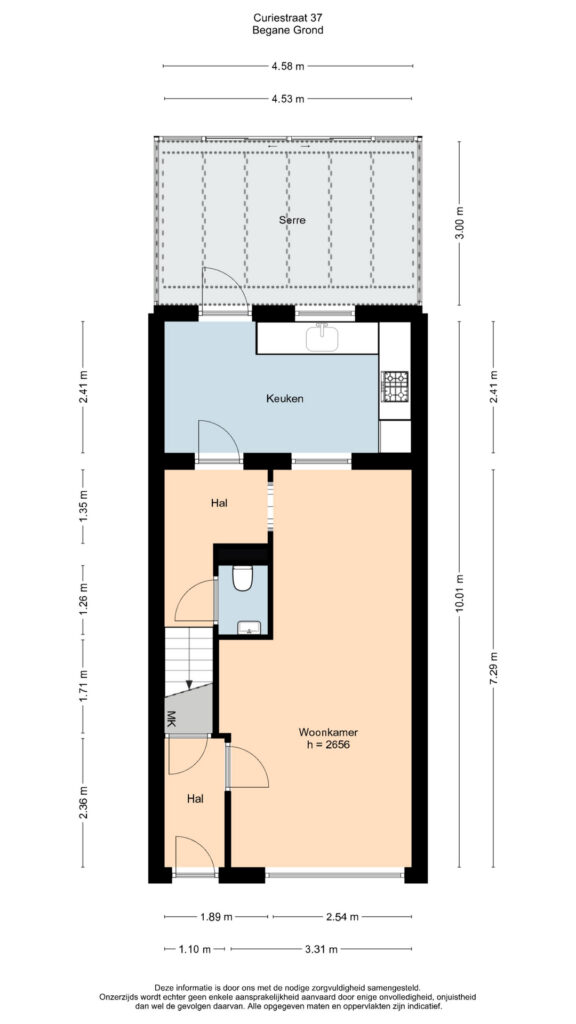 Plattegrond 7, Curiestraat 37