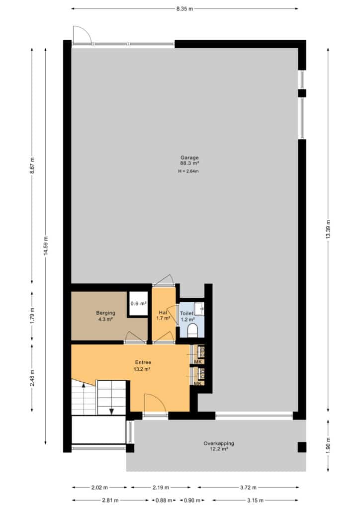 Plattegrond 7, Hoge Naarderweg 51