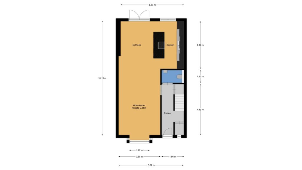 Plattegrond 3, Huygensstraat 54