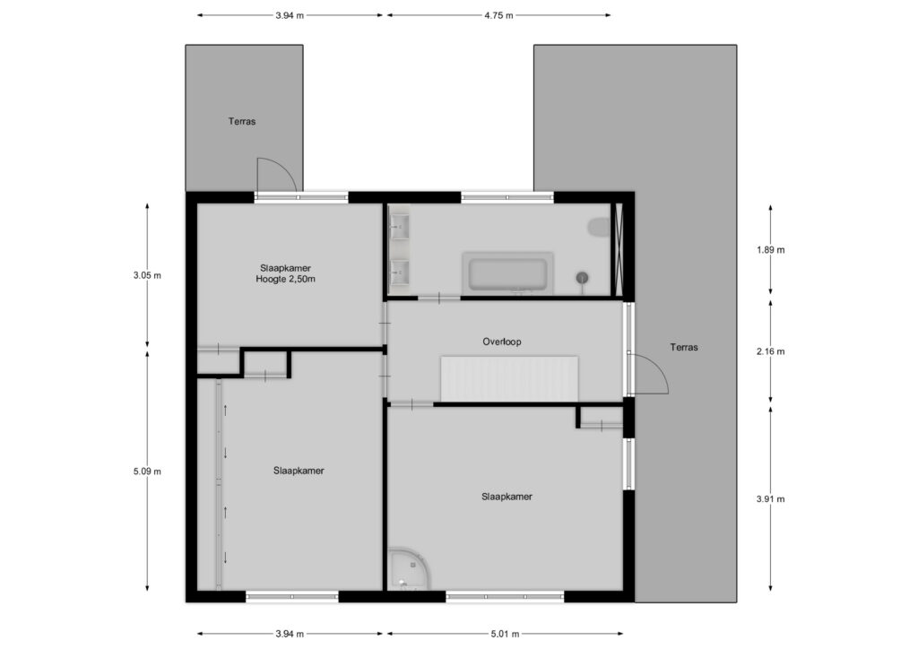 Plattegrond 2, Zuidereinde 124