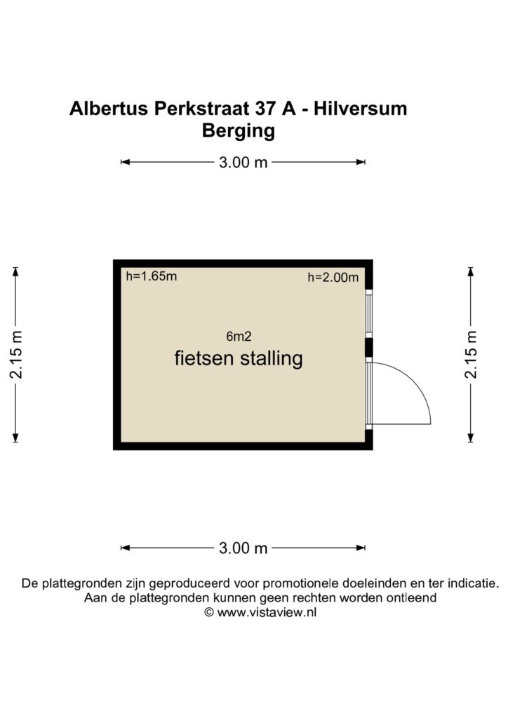 Plattegrond 5, Albertus Perkstraat 37A